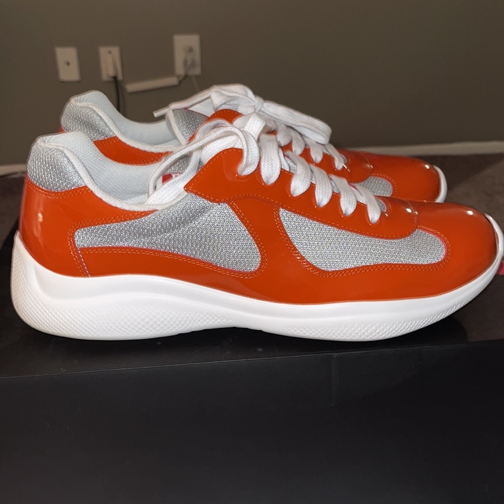 COPY - Men’s Orange Pradas size 10